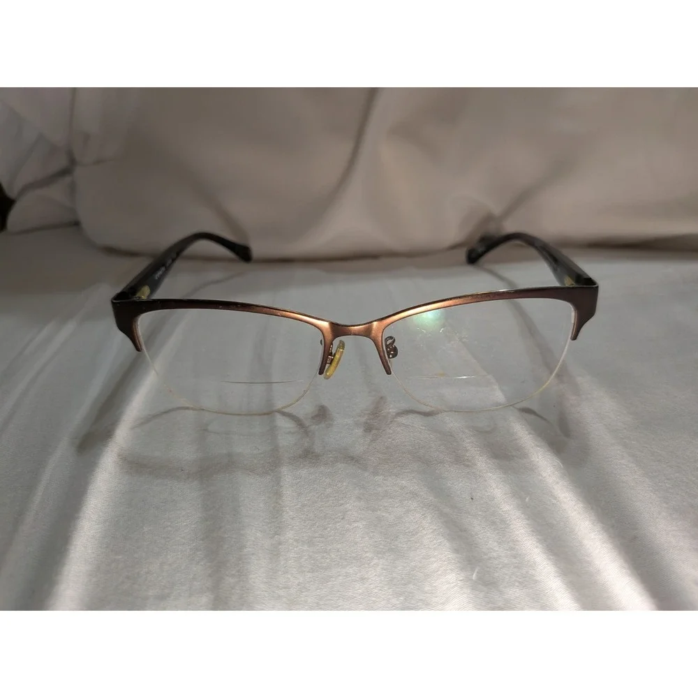Coach Eyeglasses HC 5066 9155 Satin Brown Dark Tortoise FRAMES ONLY 53-16-135